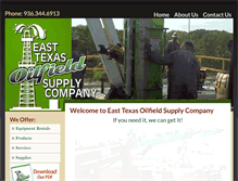 Tablet Screenshot of etxoil.com